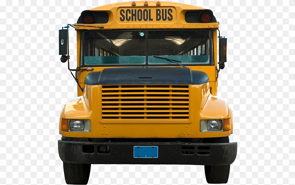 Front School Bus Coney Island, Transportation, Vehicle, Bumper, School Bus Free Transparent Png