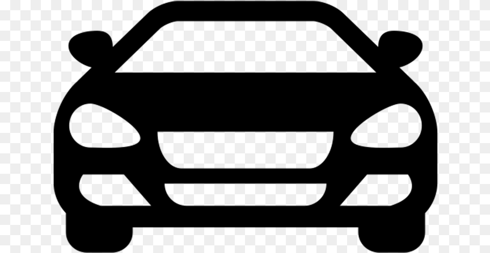 Front Simple Car Vector Clipart Car Front Icon Hd, Gray Free Png Download