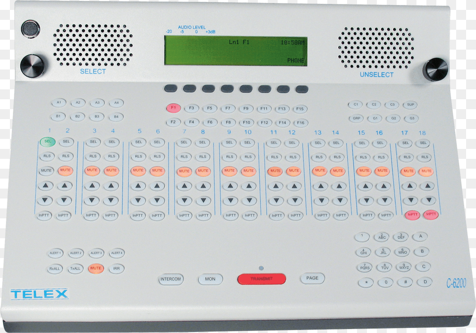 Front Telex Radio Dispatch C 6200 18 18 Line Png Image