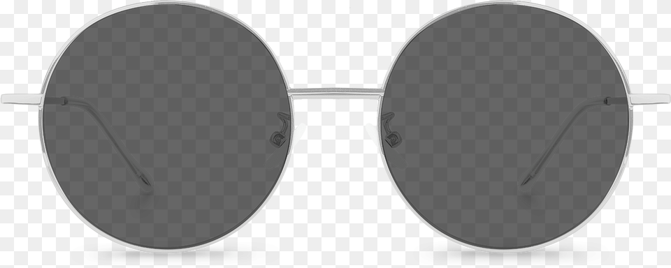 Front View Of Exciter Black Round Sunglasses Made From Front View Sunglasses, Accessories, Glasses Free Png Download