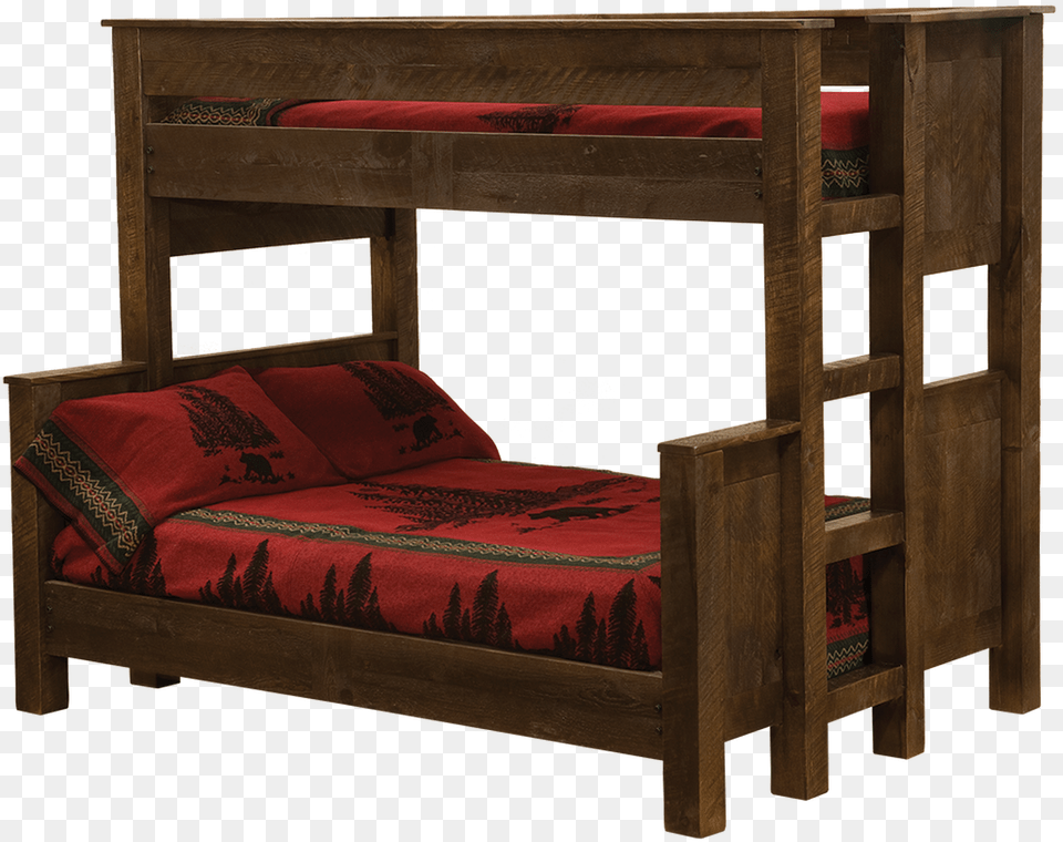 Frontier Bunk Bed Bunk Bed Queen And Twin, Bunk Bed, Furniture Free Transparent Png
