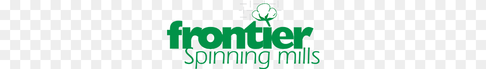 Frontier Spinning Mills Frontier Spinning Mills Logo, Green, Flower, Plant, Face Free Png Download