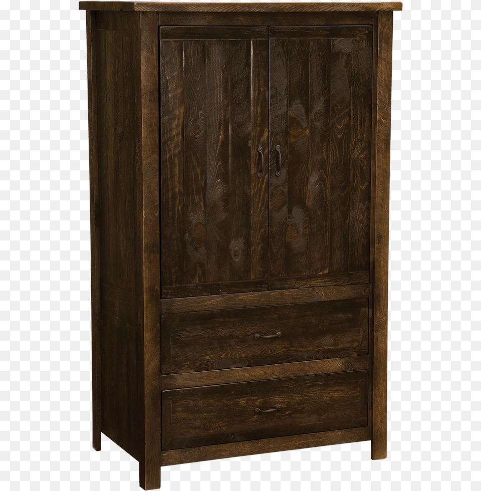 Frontier Two Drawer Wardrobe Cupboard, Closet, Door, Furniture Free Png