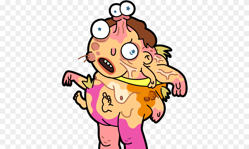 Froopy Land Morty Pocket Morty, Baby, Person, Face, Head Free Png