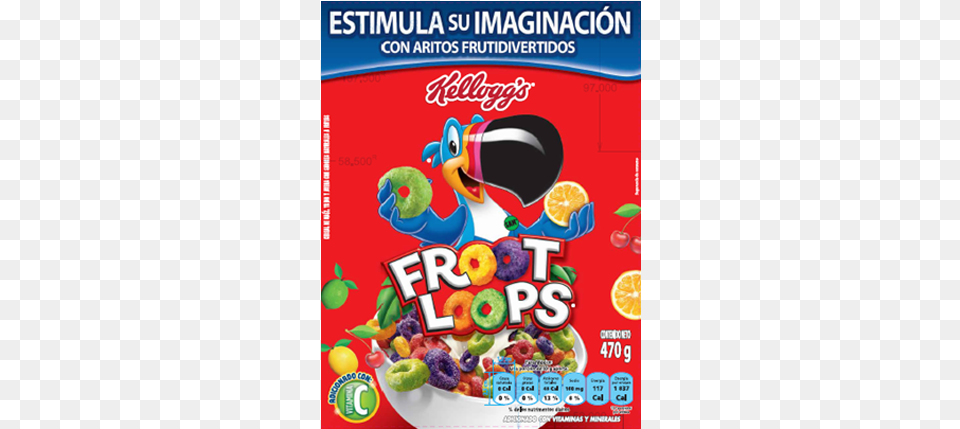 Froot Loops 470 G Honey Smacks Cereal 153 Oz, Advertisement, Food, Ketchup, Poster Png Image