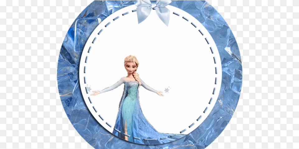 Frost Clipart Frozen Frame Frozen Picture Frame, Adult, Female, Person, Woman Png