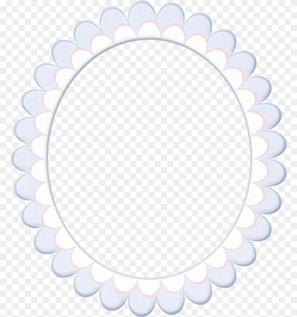 Frost Flowers Collection Tags Circle, Oval Png Image