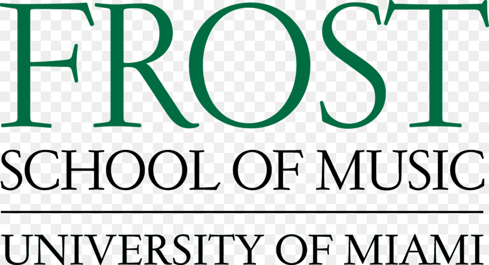 Frost School Of Music Logo, Green, Text, Light Free Transparent Png