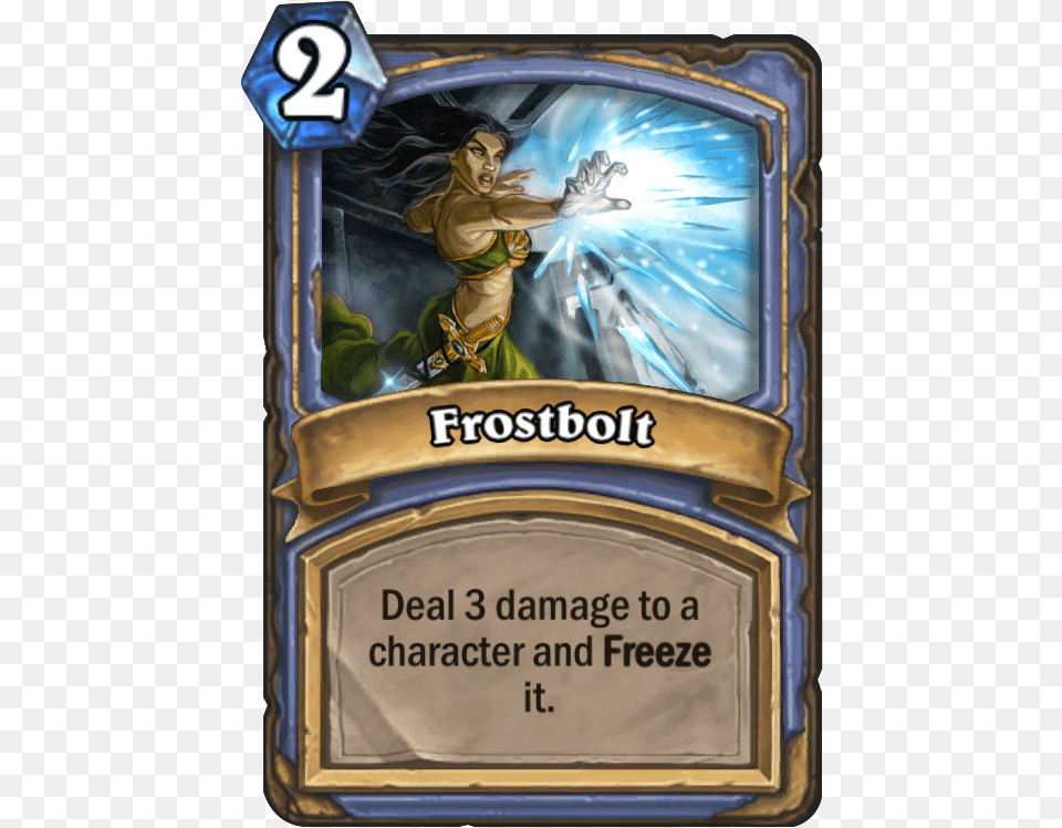 Frostbolt Card Research Project Hearthstone, Book, Publication, Comics, Adult Free Png
