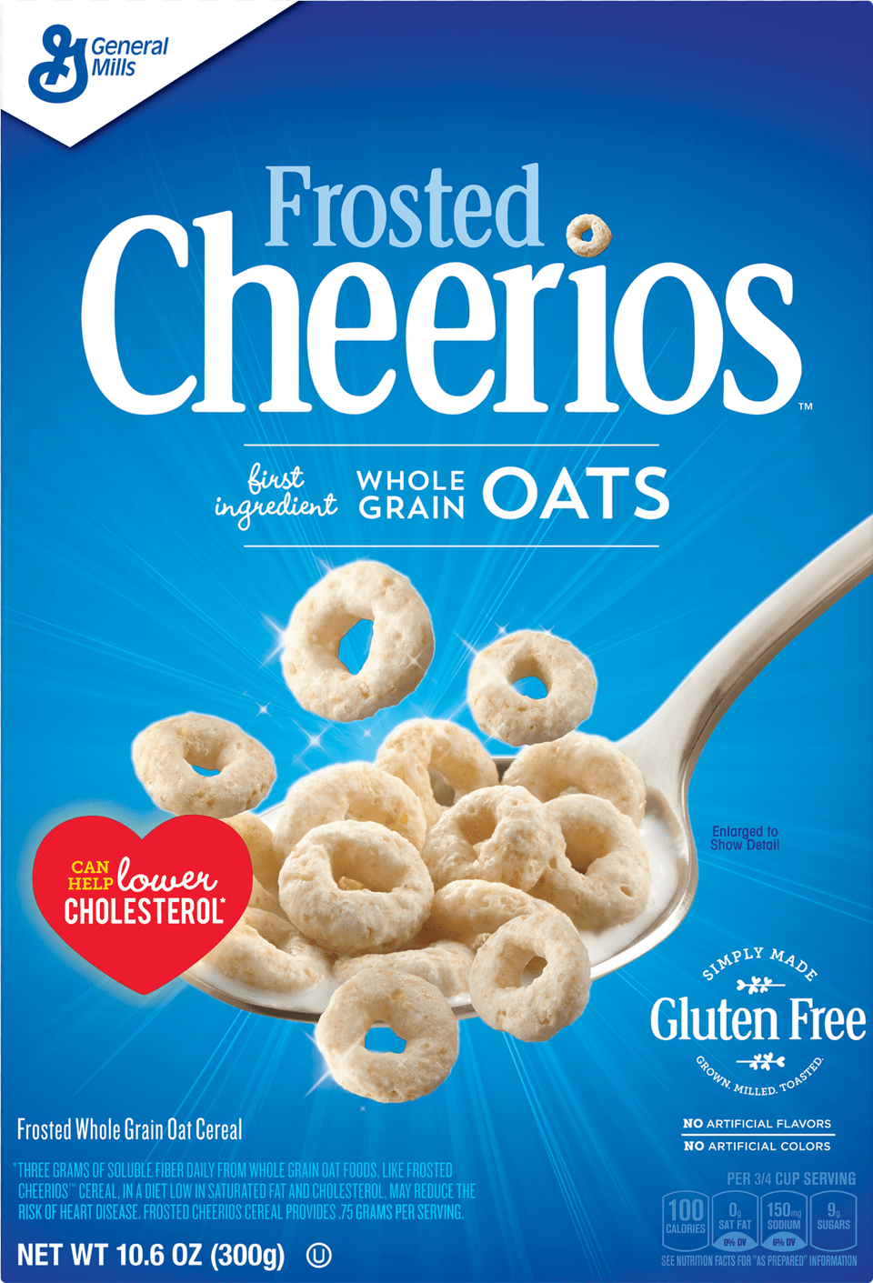 Frosted Cheerios Gluten Free Breakfast Cereal Oz Box Frosted Cheerios, Advertisement, Poster, Food, Bread Png Image
