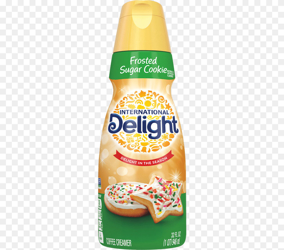 Frosted Sugar Cookie Coffee Creamer International Delight French Toast Creamer, Food, Ketchup, Sweets, Sandwich Free Transparent Png