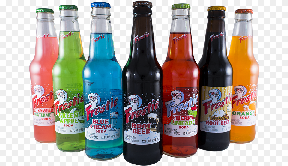 Frostie Root Beer, Bottle, Alcohol, Beverage, Soda Png