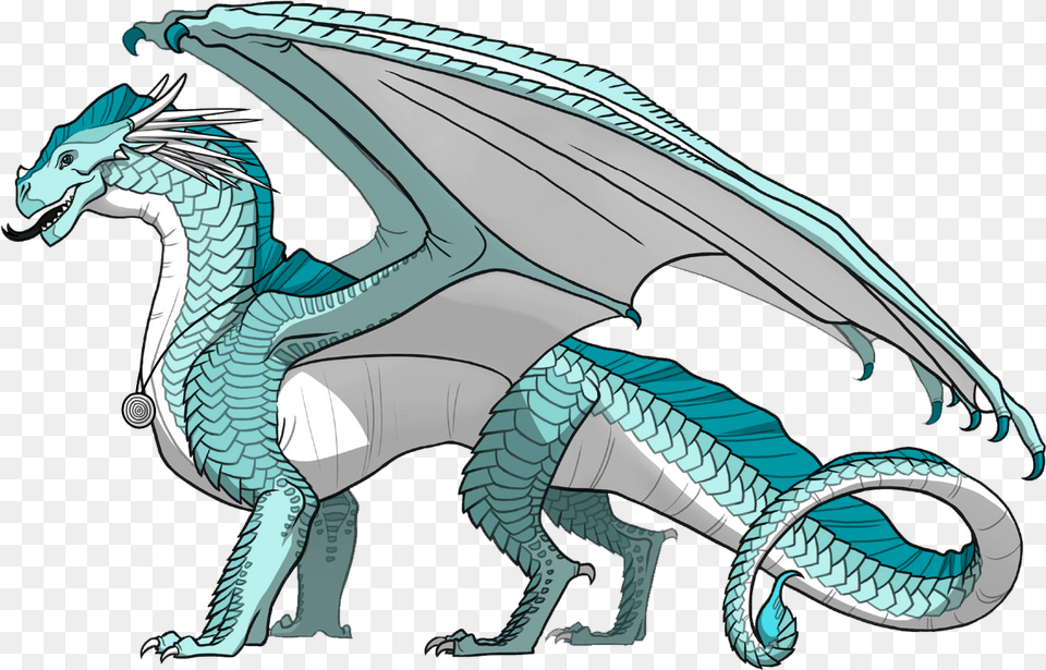 Froststormtemplatequartz Wof Icewing Skywing Hybrid Wings Of Fire Icewing Sandwing Hybrid, Dragon, Animal, Dinosaur, Reptile Png Image