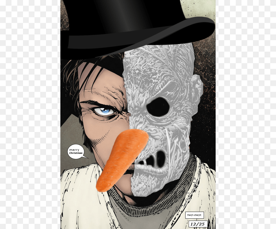 Frosty Dent Two Face Dc, Book, Comics, Publication, Person Png