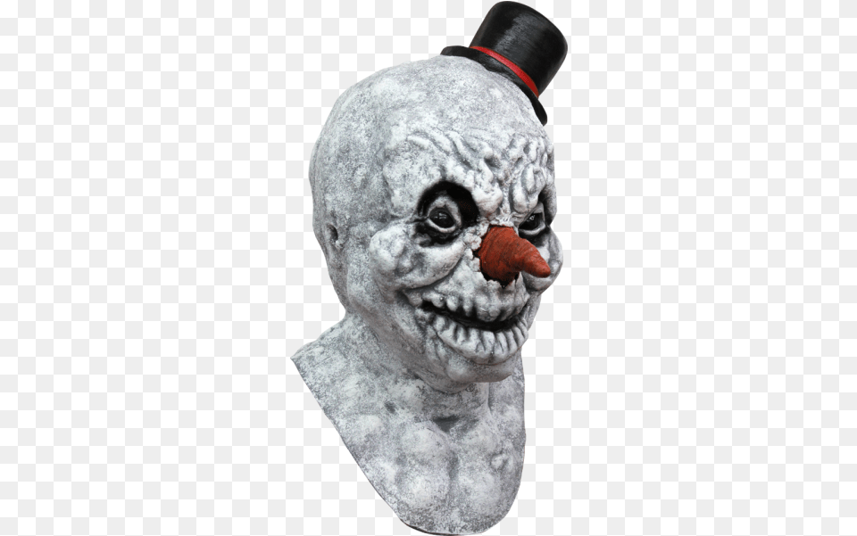 Frosty Jack Scary Snowman Mask Halloween Snowman Mask, Adult, Male, Man, Person Png Image