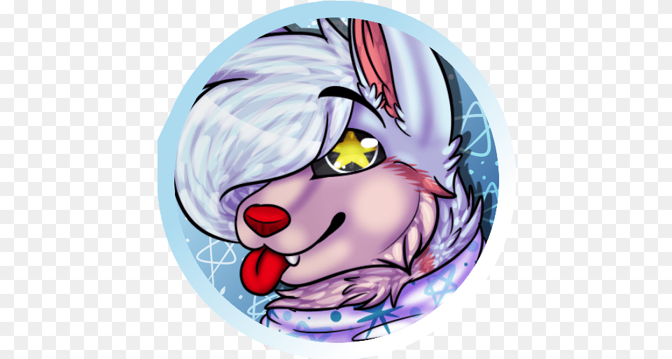 Frosty Raspberry Discord Icon By Frostyraspberry Fur Fictional Character, Book, Comics, Publication Free Transparent Png