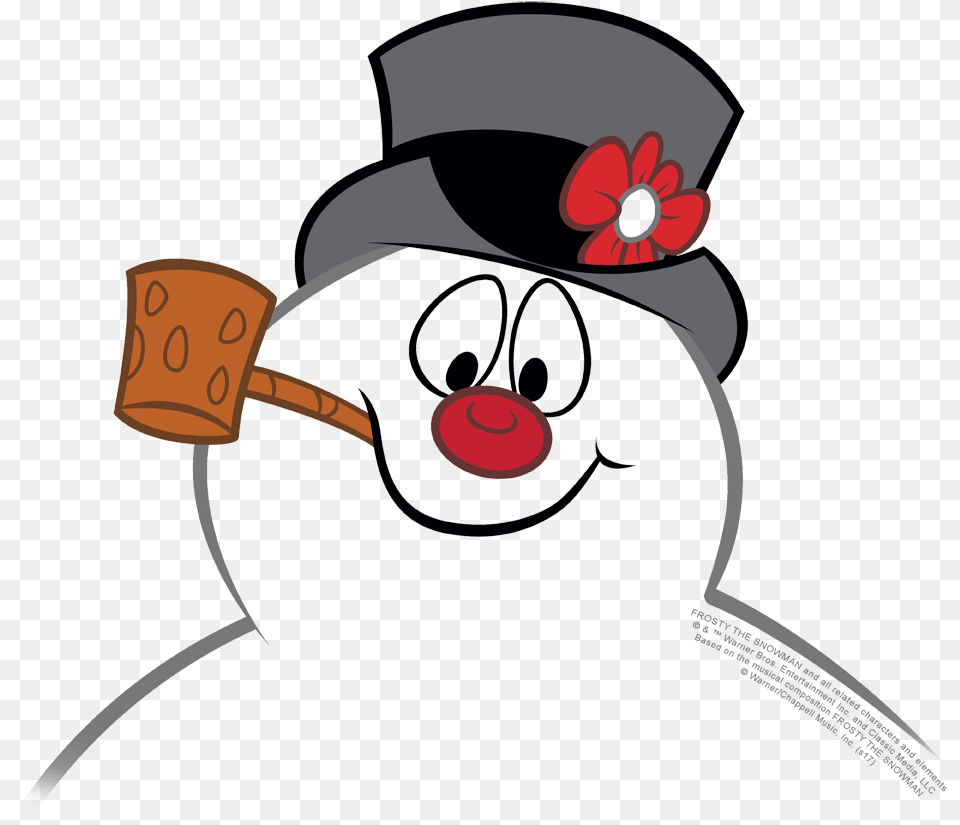 Frosty The Snowman Face Clipart, Nature, Outdoors, Winter, Person Png Image