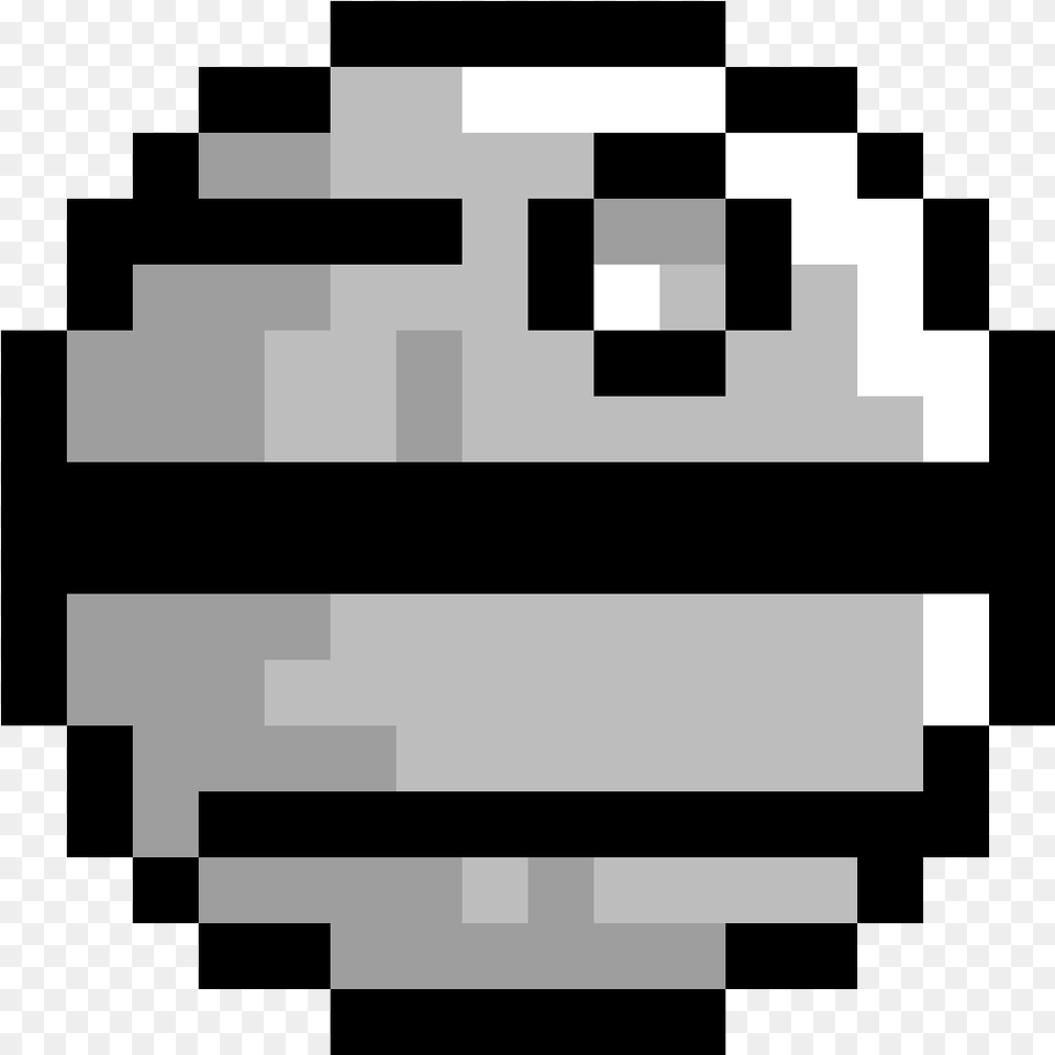 Frown To Smile Gif Emoji Clipart Pixel Art Death Star, Stencil Png