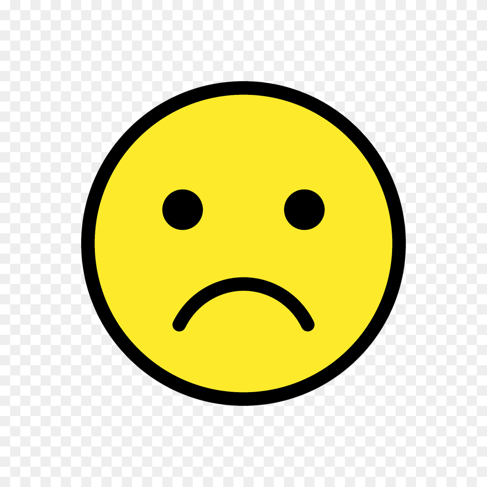 Frowning Face Emoji Clipart, Logo, Astronomy, Moon, Nature Png