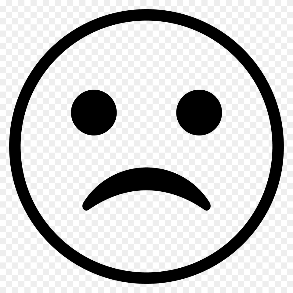 Frowning Face Emoji Clipart Free Transparent Png