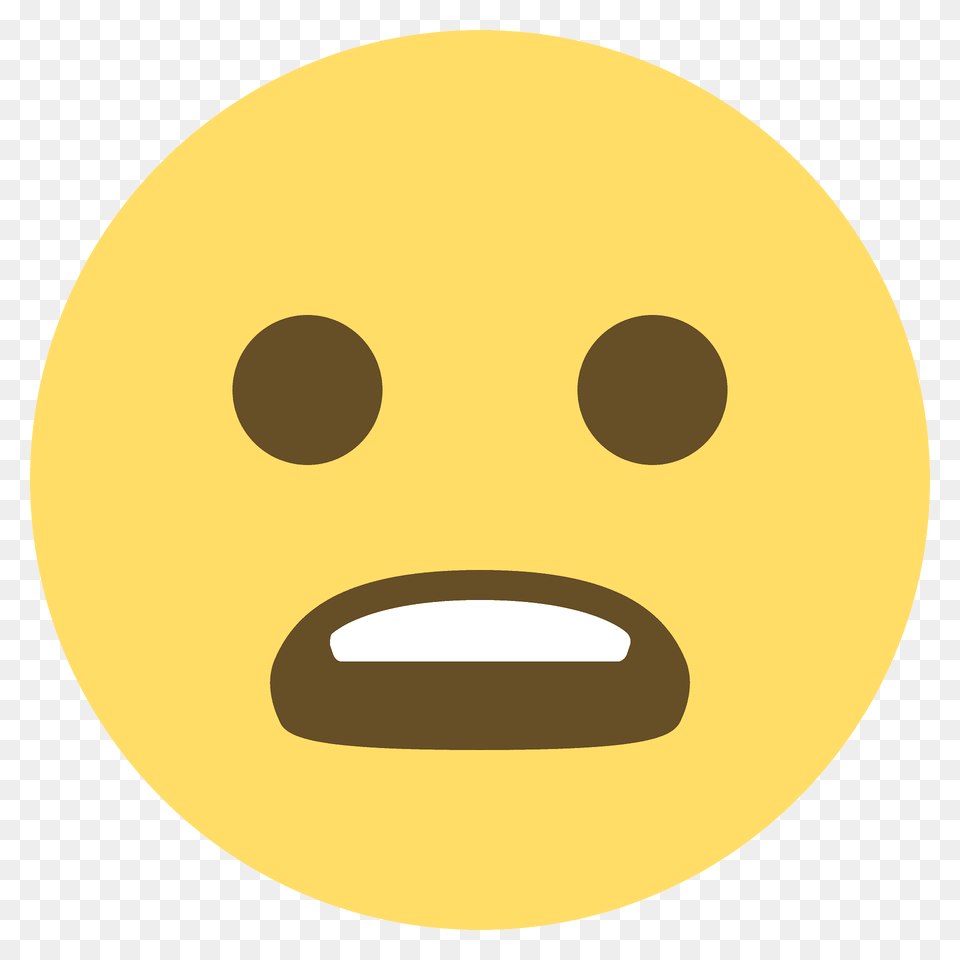 Frowning Face With Open Mouth Emoji Clipart, Astronomy, Moon, Nature, Night Free Png