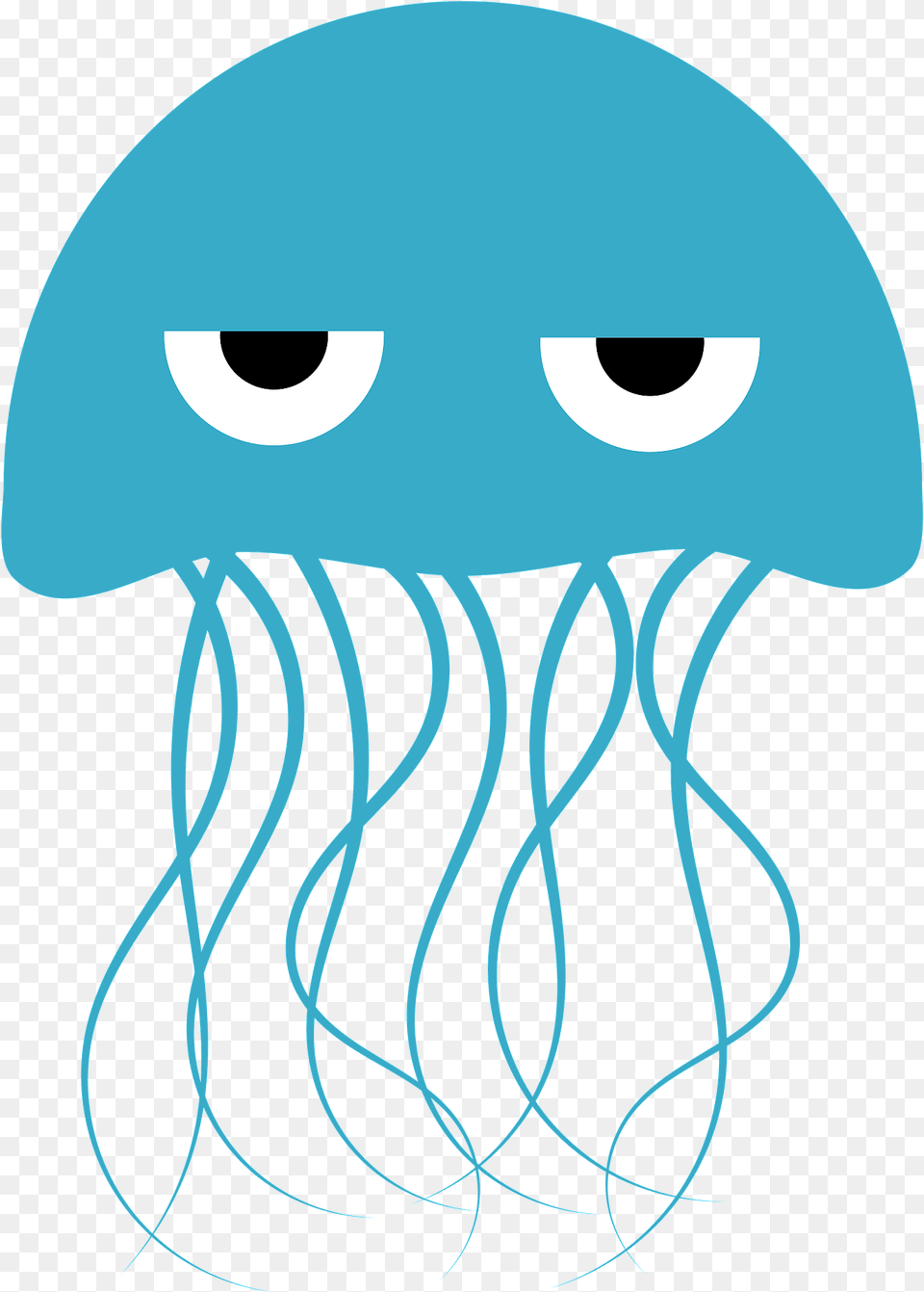Frowning Jellyfish Clipart, Animal, Invertebrate, Sea Life Free Png