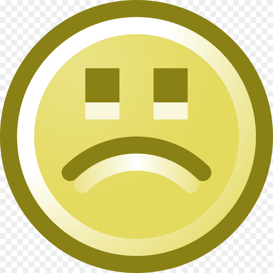 Frowning Smiley Face, Ammunition, Grenade, Weapon Png Image