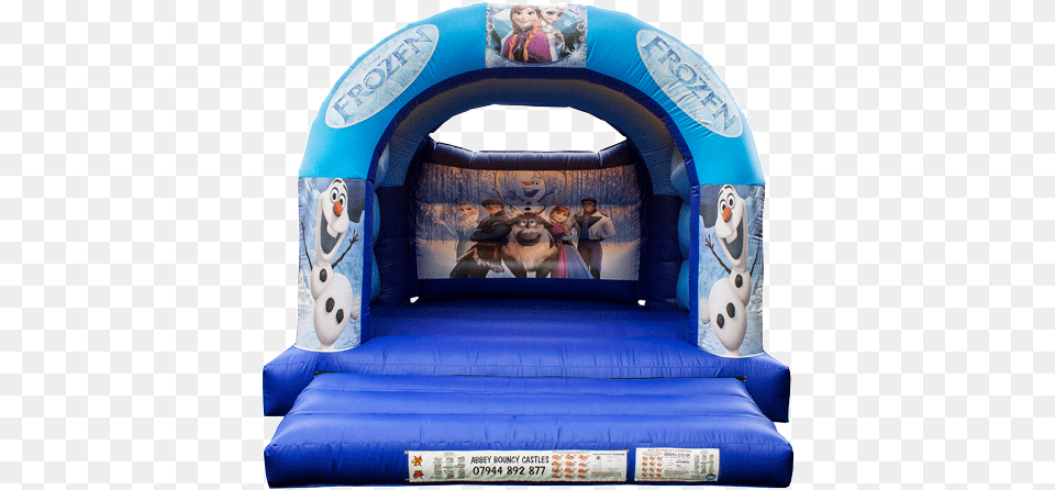 Frozen 15ft X 15ft Bouncy Castle Tom And Jerry Bouncy Castle, Inflatable, Person, Furniture, Crib Free Png Download