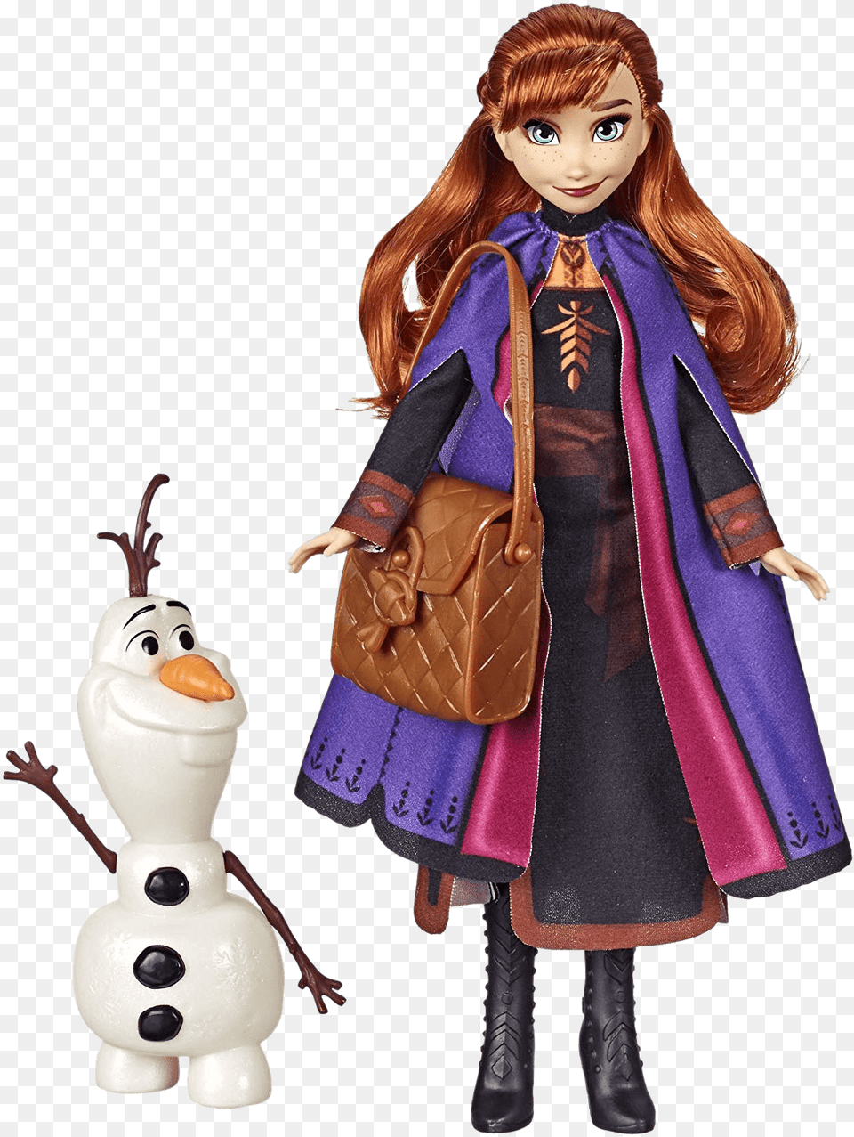 Frozen 2 Dolls Anna, Figurine, Clothing, Coat, Toy Png