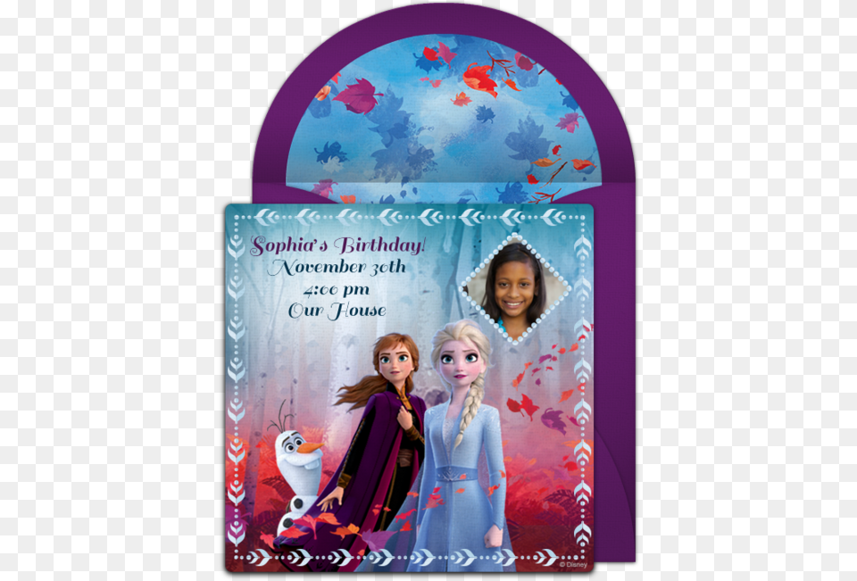 Frozen 2 Invitation Template, Adult, Female, Person, Woman Free Png Download