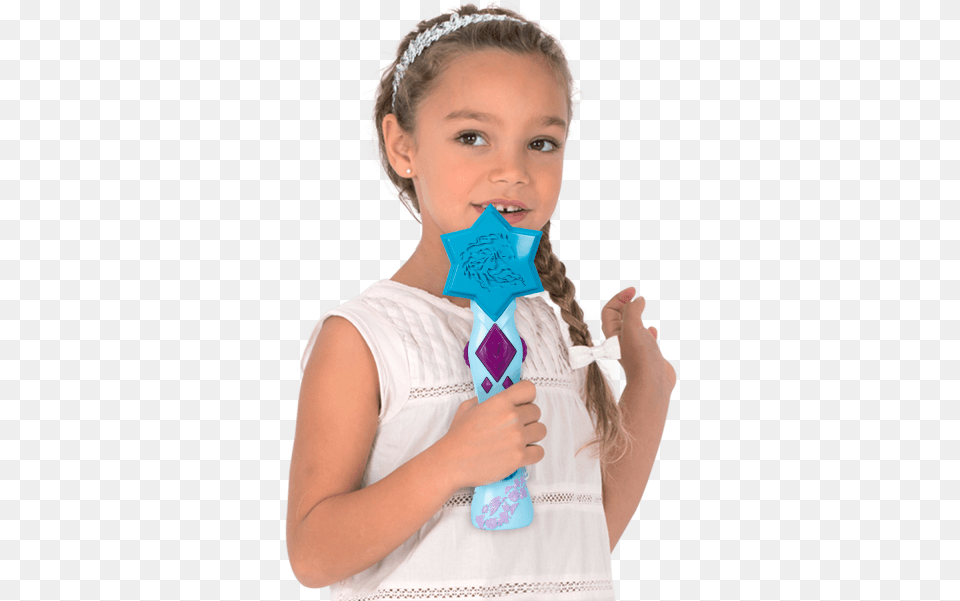 Frozen 2 Magic Light Micro Recorder Microphone Enregistreur Reine Des Neiges, Finger, Body Part, Person, Hand Free Png Download