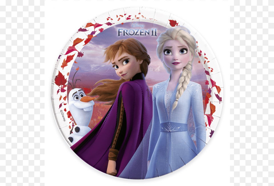 Frozen 2 Paper Plate, Animal, Bird, Toy, Doll Free Png Download