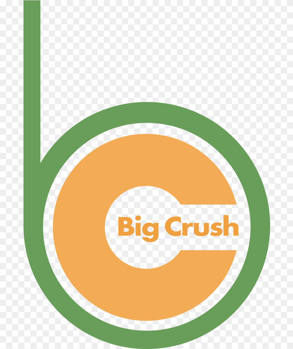 Frozen Beverage Natural Slush Big Crush Company Orange Logo, Disk Png