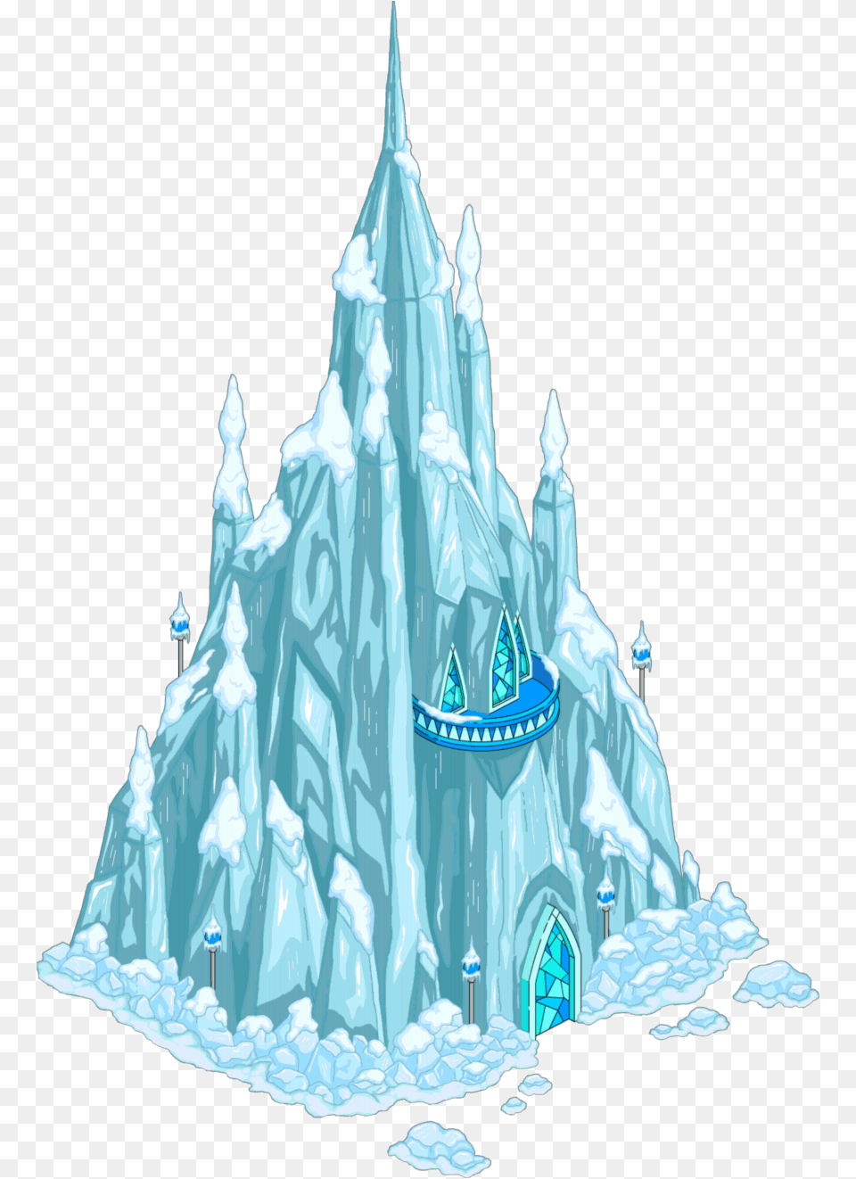 Frozen Castle Adventure Time Ice King Castle, Nature, Outdoors, Mountain, Iceberg Free Png