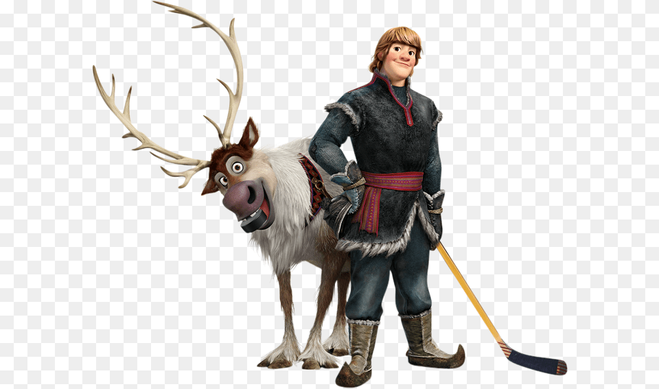 Frozen Clip Art Sven And Kristoff, Person, Clothing, Costume, Adult Free Transparent Png