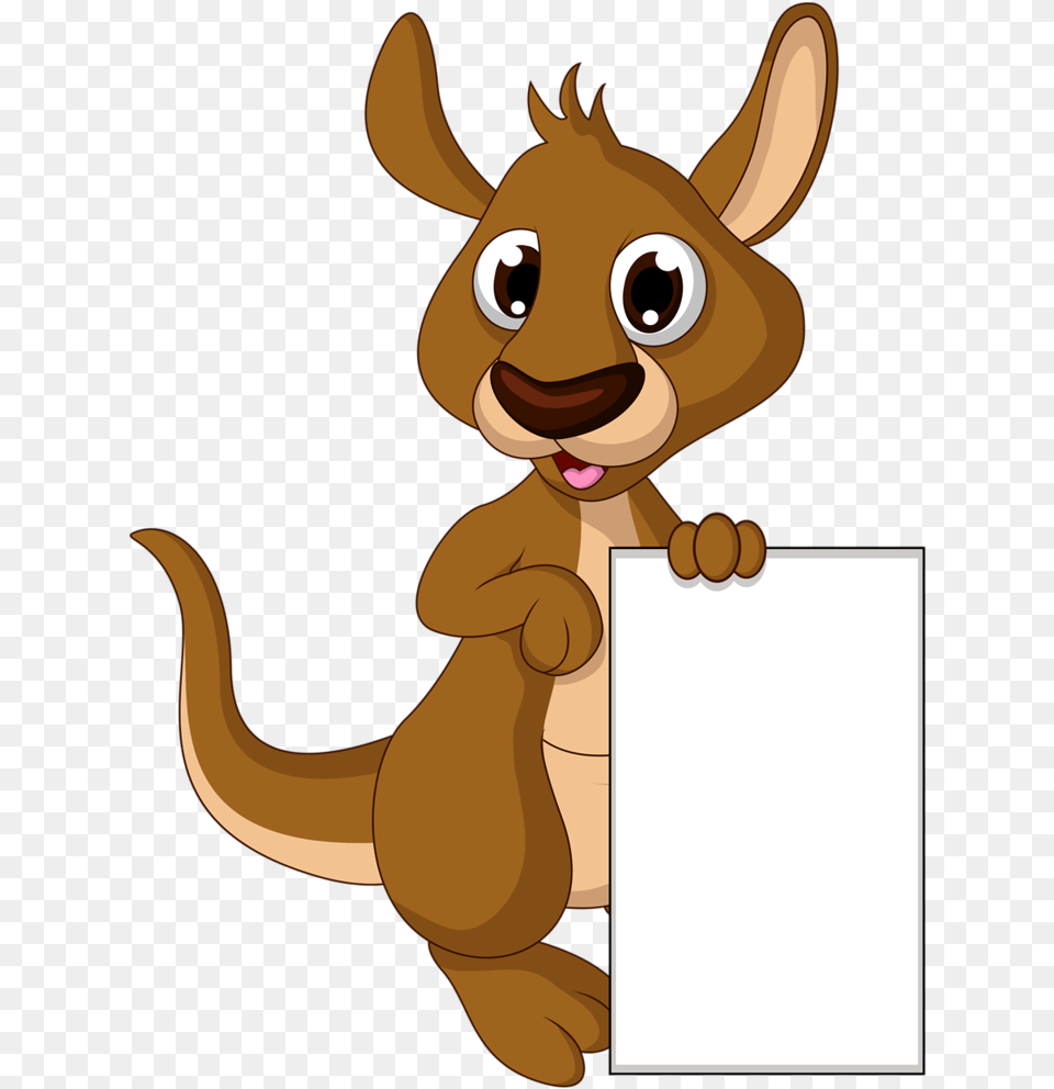 Frozen Clipart Name Tag Kangaroo Cartoon, Animal, Mammal Png Image