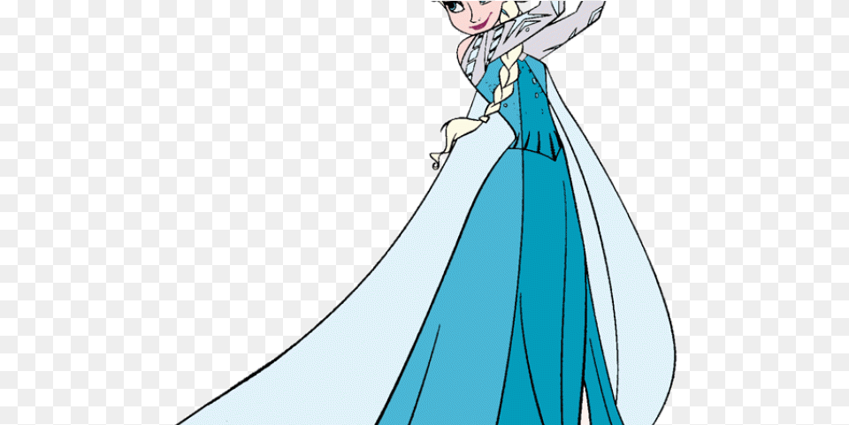 Frozen Clipart Olfa Cartoon, Gown, Formal Wear, Fashion, Publication Png