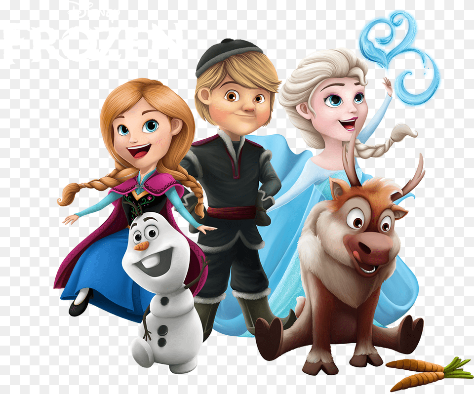 Frozen Cute Frozen, Book, Comics, Publication, Doll Free Png