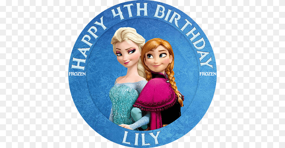Frozen Elsa Amp Anna Frozen Cup Cake Toppers, Doll, Toy, Adult, Female Free Transparent Png