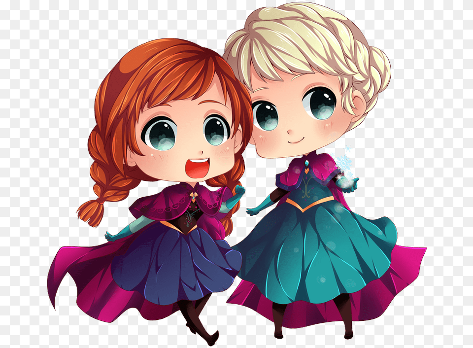 Frozen Elsa And Anna, Book, Comics, Publication, Baby Free Png Download