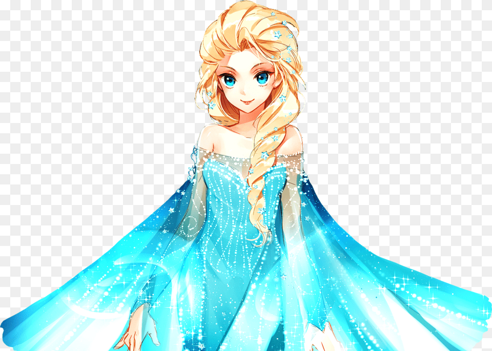 Frozen Elsa Anime Version, Adult, Wedding, Person, Female Free Png