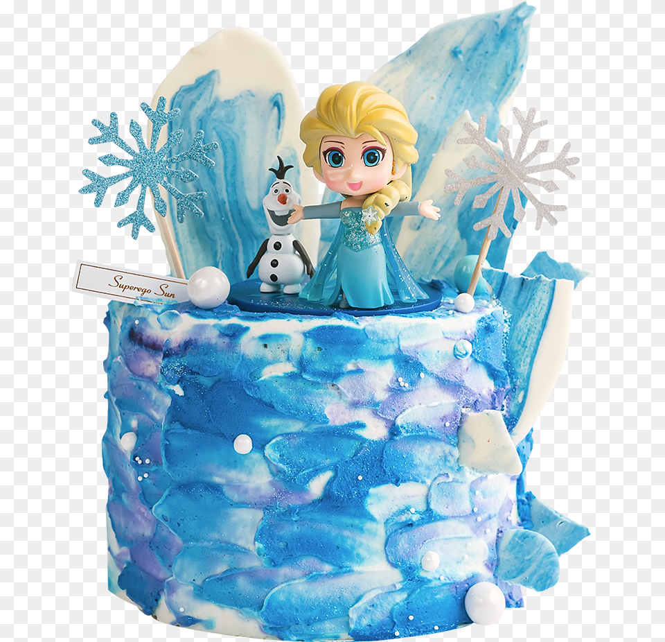 Frozen Elsa Cake Ice, Toy, Doll, Outdoors Free Transparent Png