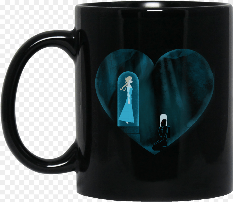 Frozen Elsa Mug Heart Of Ice Coffee Mug Tea Mug, Cup, Person, Beverage, Coffee Cup Free Transparent Png