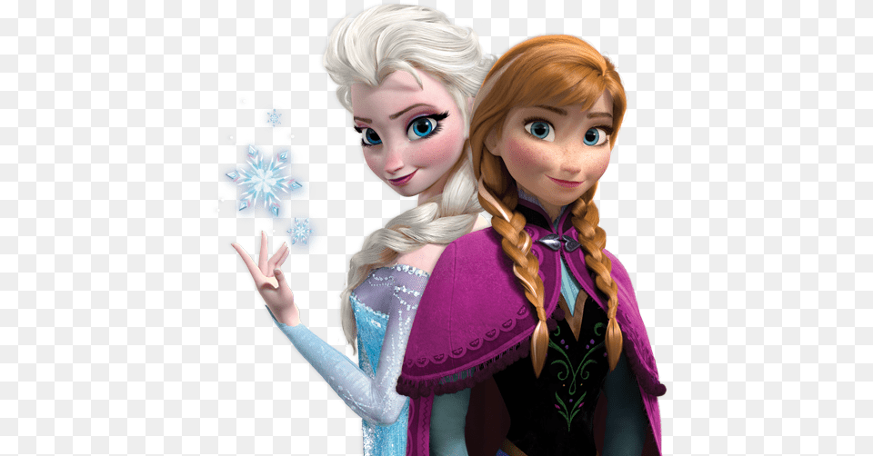 Frozen Elsa Olaf Anna Hd Image Clipart Elsa And Anna Frozen, Doll, Toy, Adult, Female Free Transparent Png