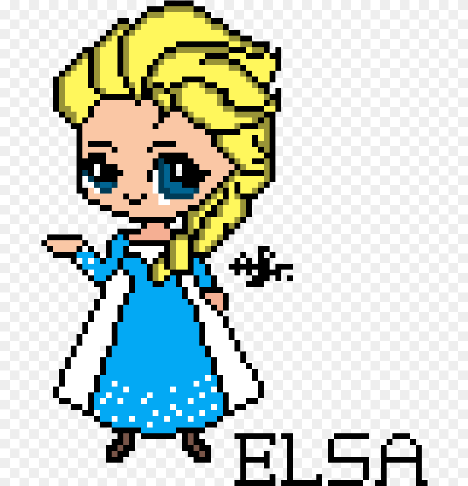 Frozen Elsa Perler Bead Elsa, Baby, Person, Book, Comics Free Png Download