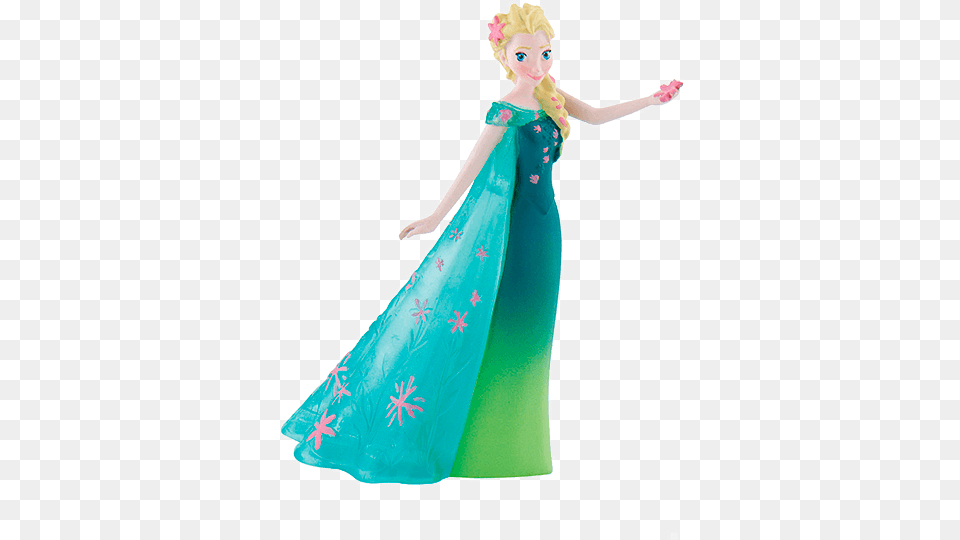 Frozen Fever Figures, Clothing, Dress, Formal Wear, Toy Png Image