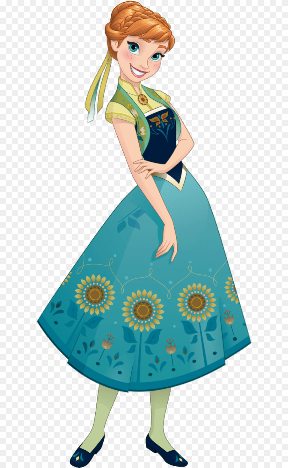Frozen Fever Princess Anna, Clothing, Dress, Adult, Person Free Transparent Png