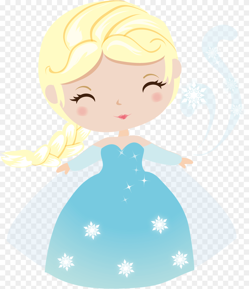 Frozen Fiestas Infantiles Princess Clip Art Elsa Frozen Cute, Baby, Person, Doll, Toy Free Png Download