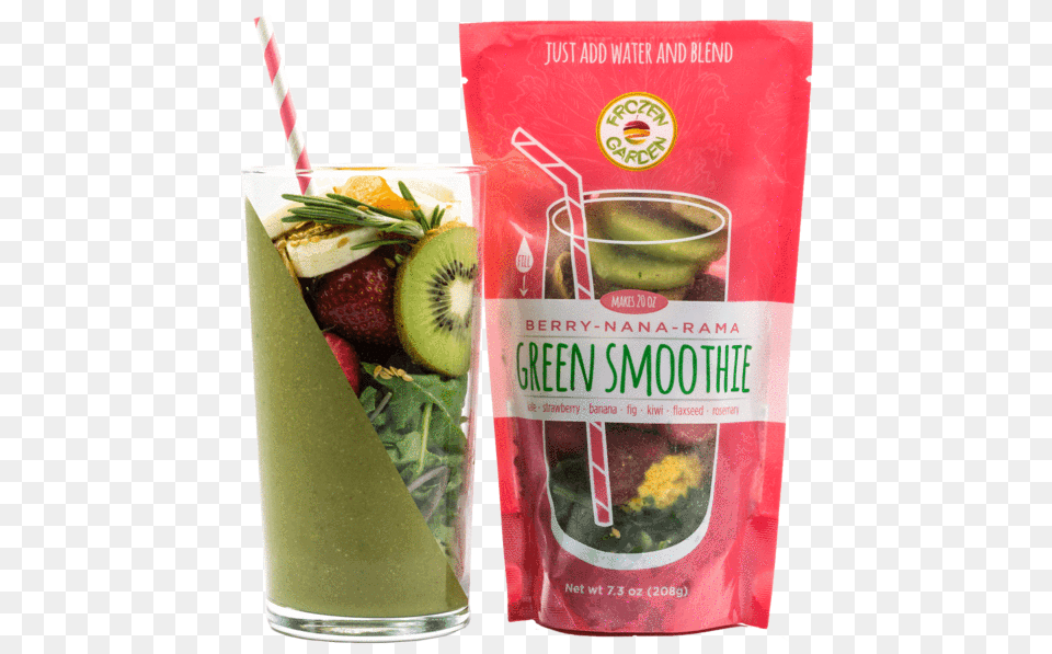 Frozen Garden Berry Nana Rama Frozen Green Smoothie Health Shake, Beverage, Juice, Food, Fruit Free Transparent Png