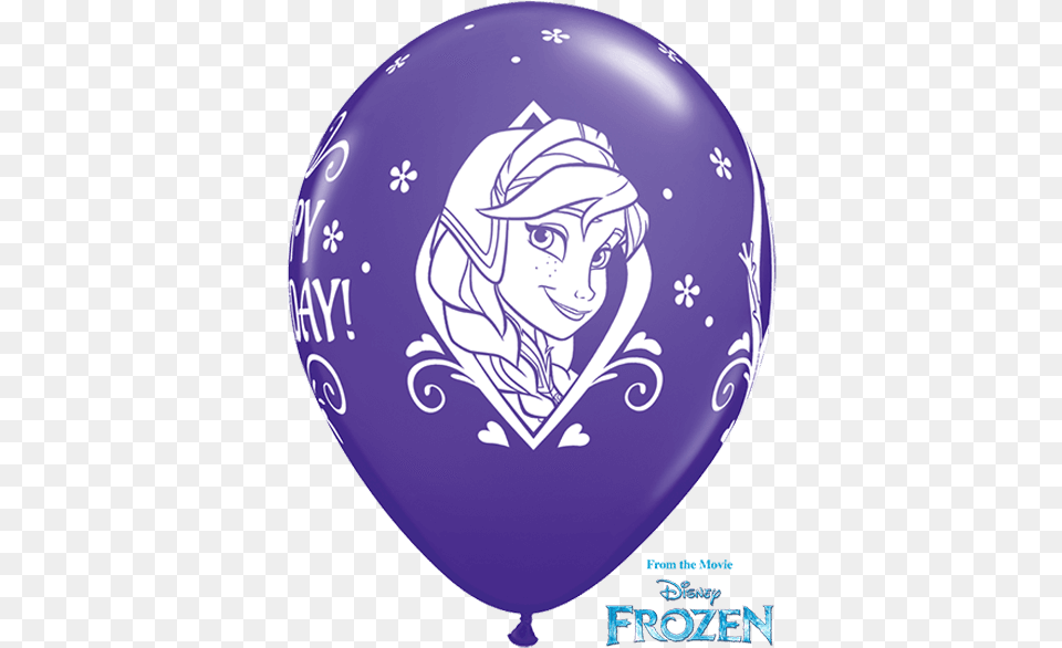 Frozen Happy Birthday Balloon, Baby, Person, Face, Head Free Transparent Png